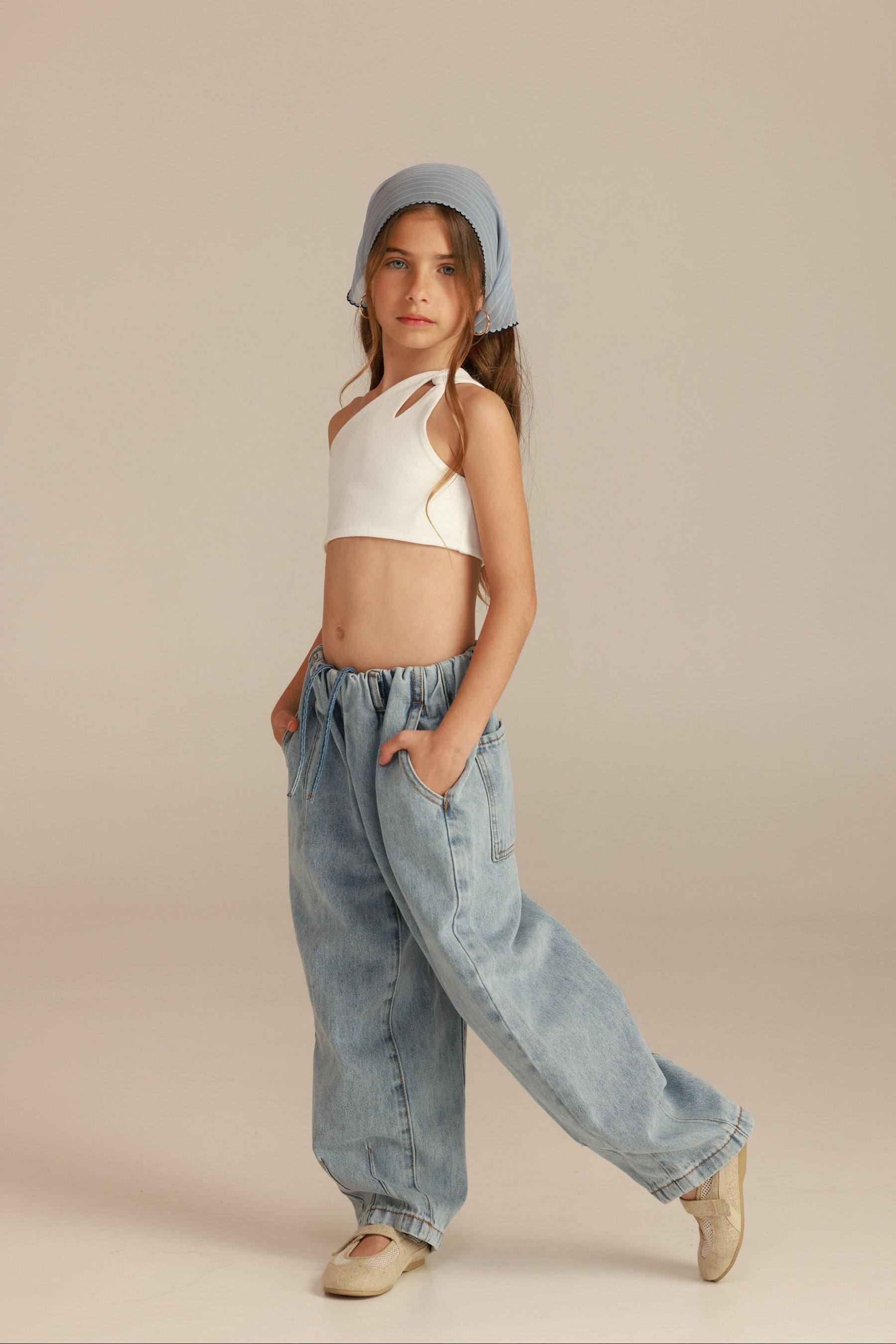 ג'ינס פאולינה כחול בהיר