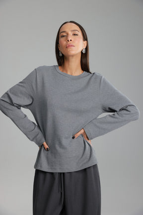 חולצת רורי אפורה