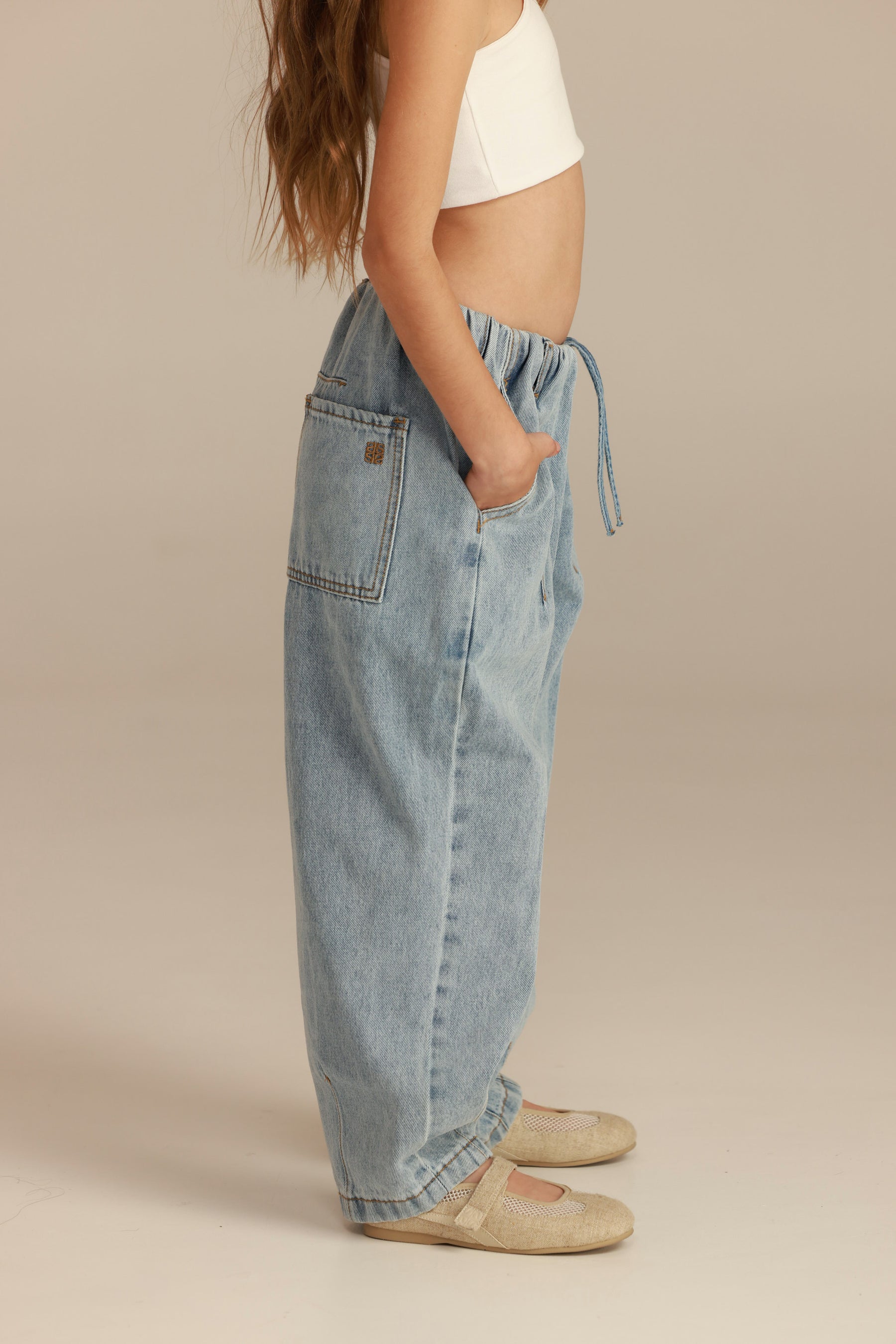 ג'ינס פאולינה כחול בהיר