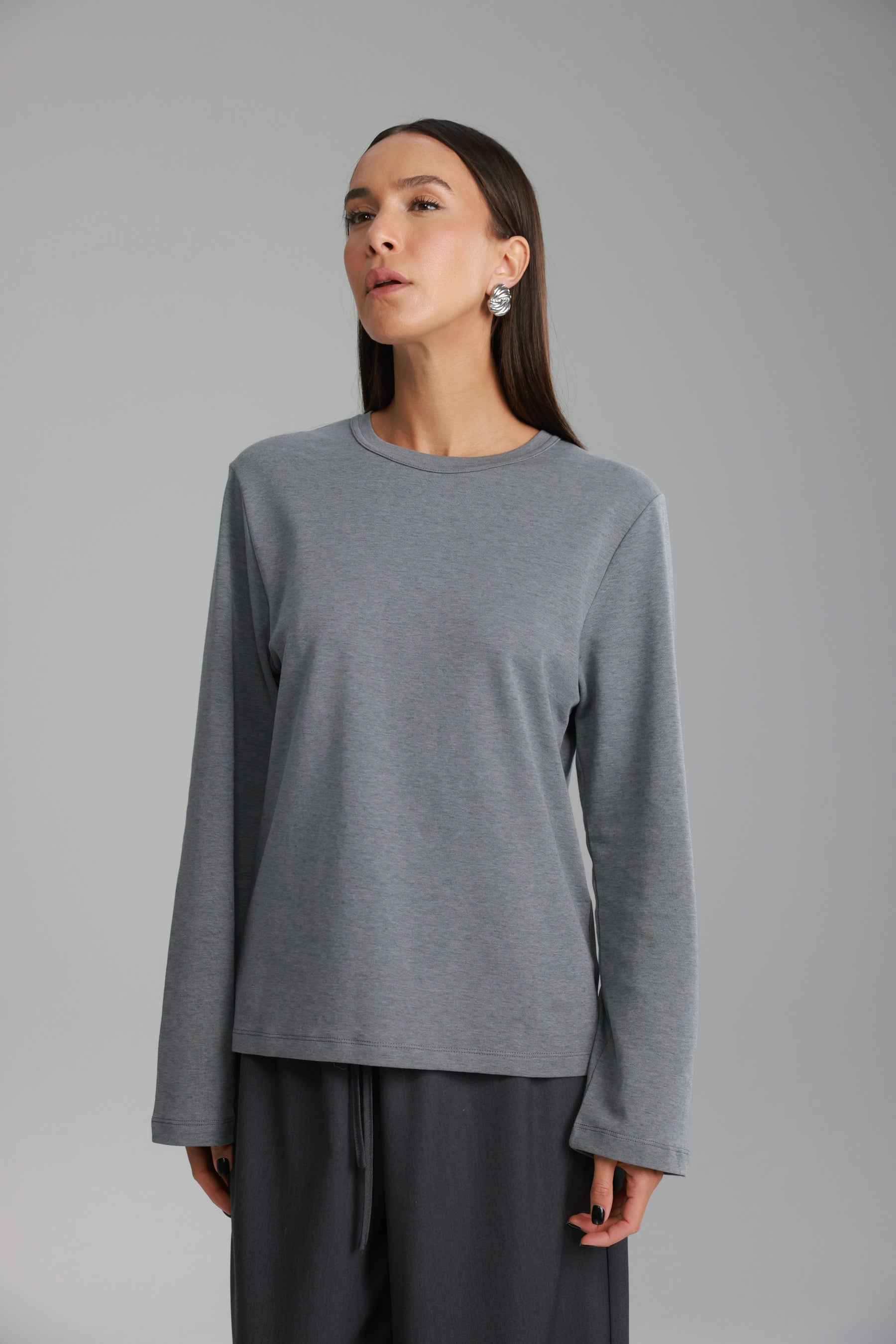 חולצת רורי אפורה