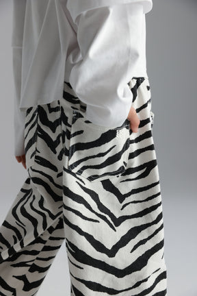 ג'ינס מרינה זברה