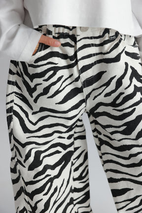 ג'ינס מרינה זברה