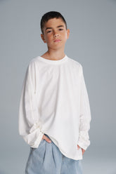 חולצת קרינה לבנה