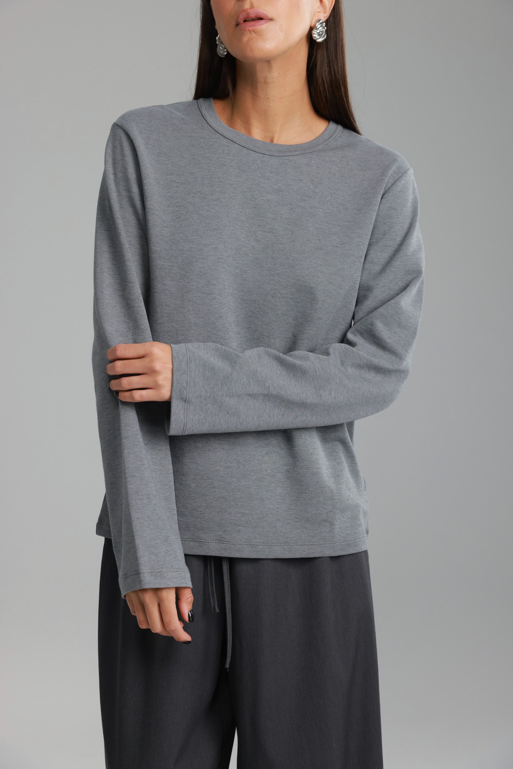 חולצת רורי אפורה