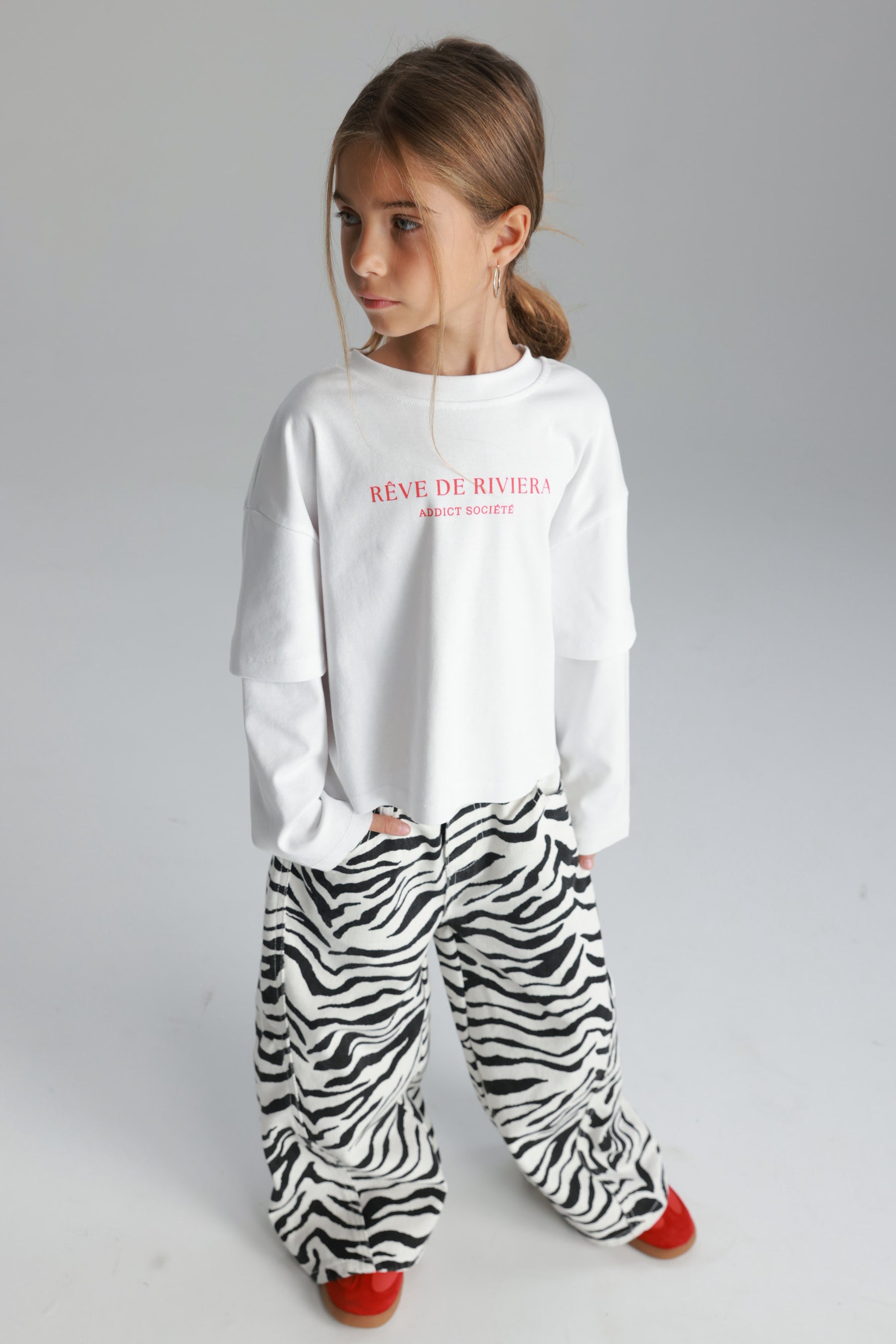 ג'ינס מרינה זברה