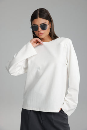 חולצת אופרי לבנה