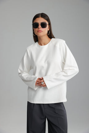 חולצת אופרי לבנה