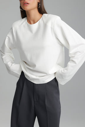 חולצת אופרי לבנה