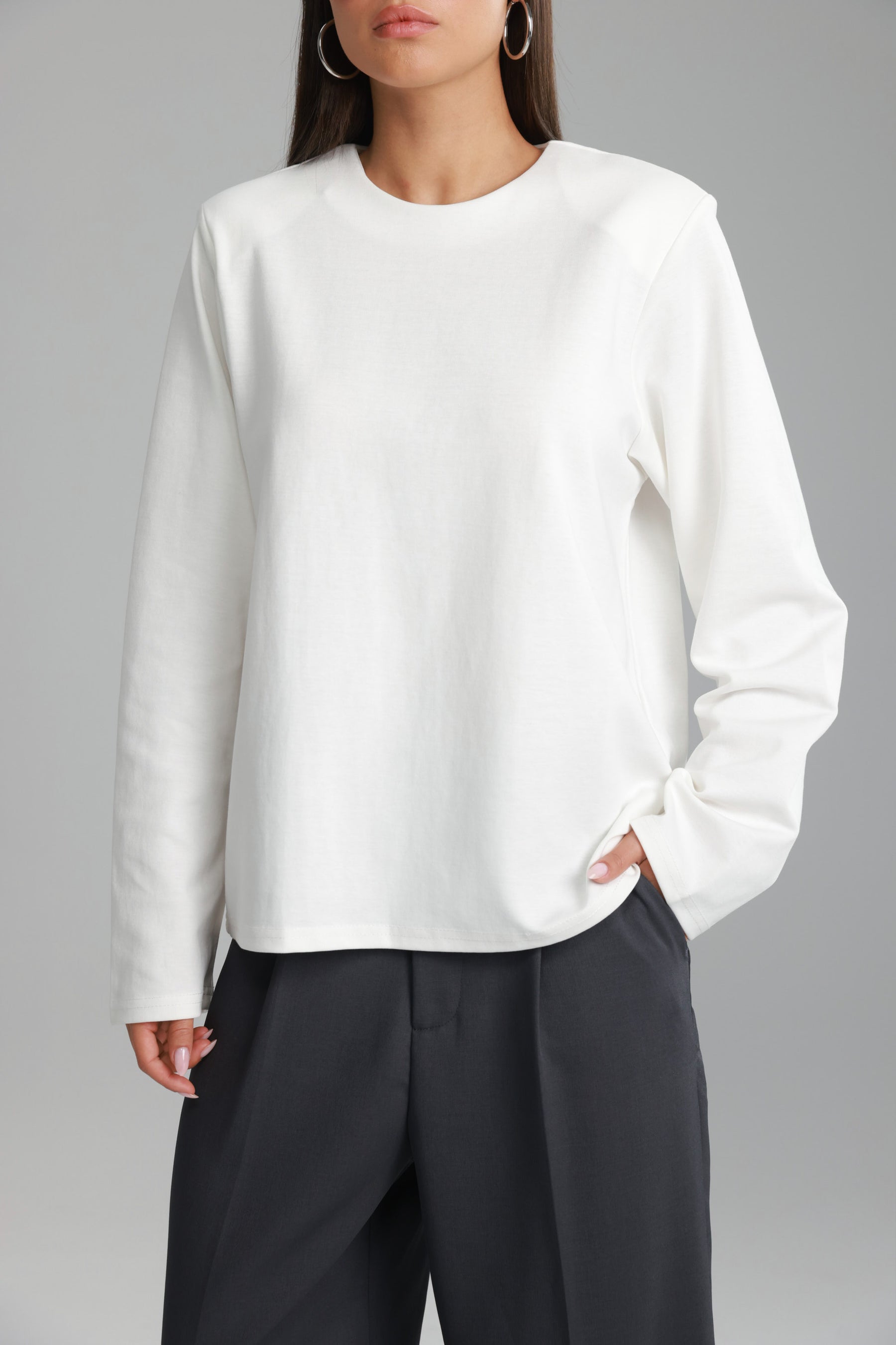 חולצת אופרי לבנה