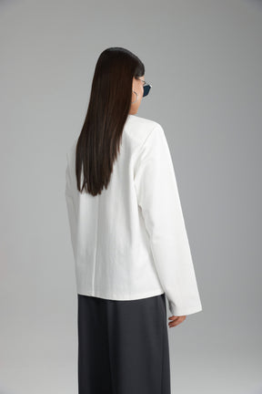 חולצת אופרי לבנה