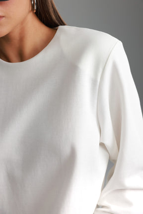 חולצת אופרי לבנה