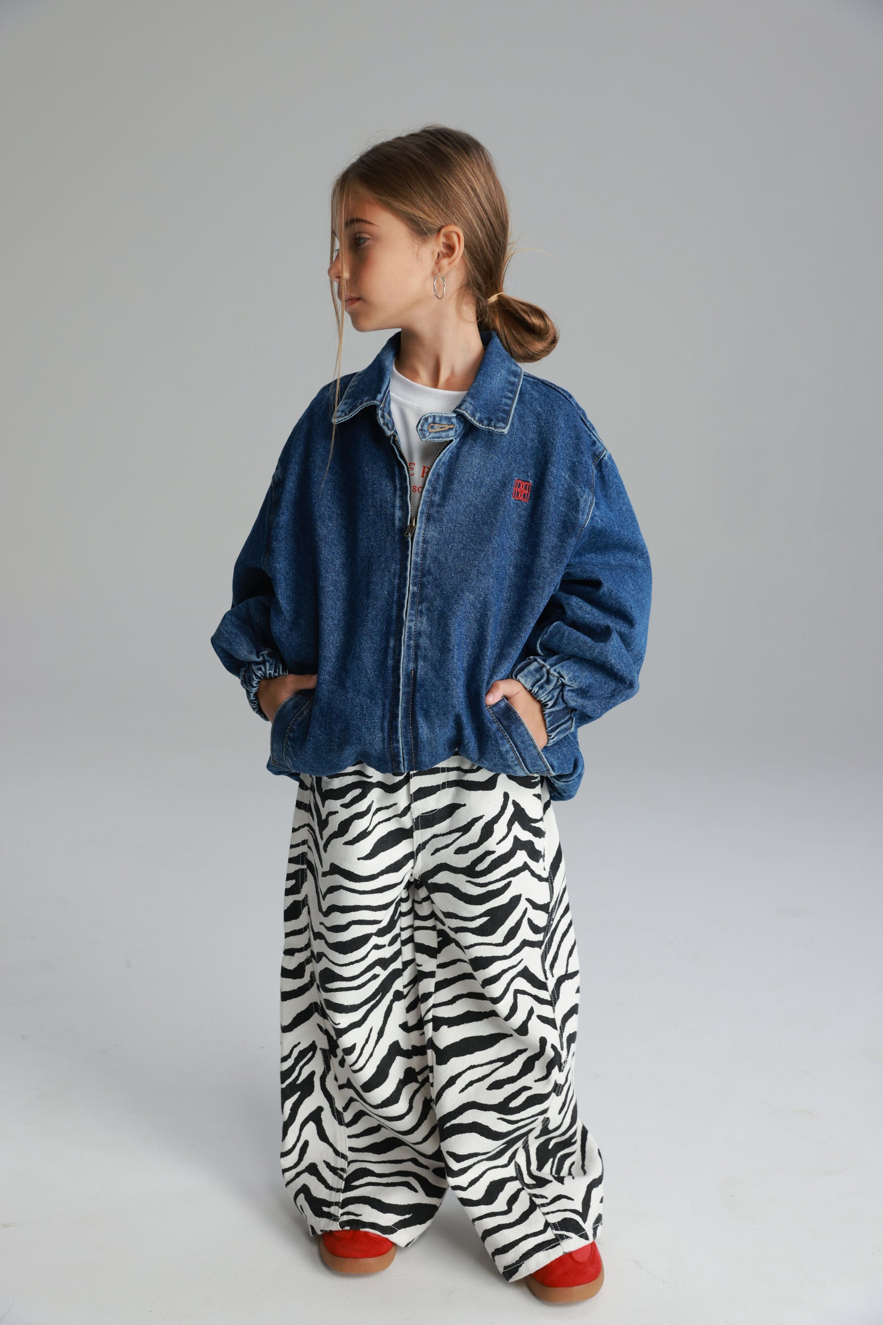 ג'קט ג'ינס נולי כחול כהה