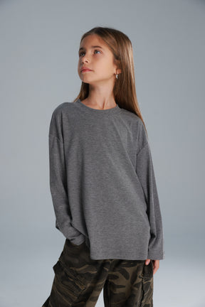 חולצת אנדריאנה אפורה