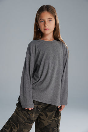 חולצת אנדריאנה אפורה