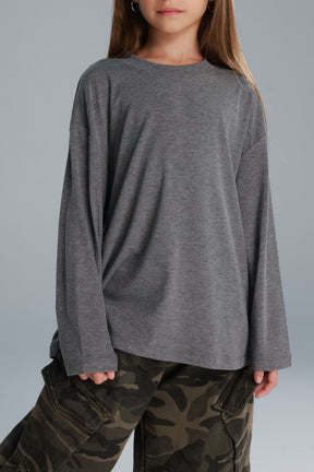 חולצת אנדריאנה אפורה