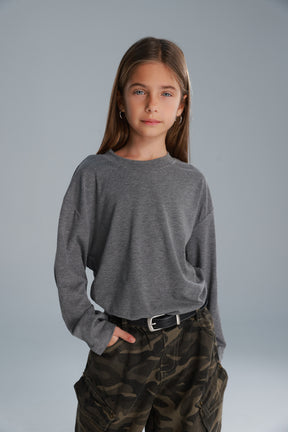 חולצת אנדריאנה אפורה