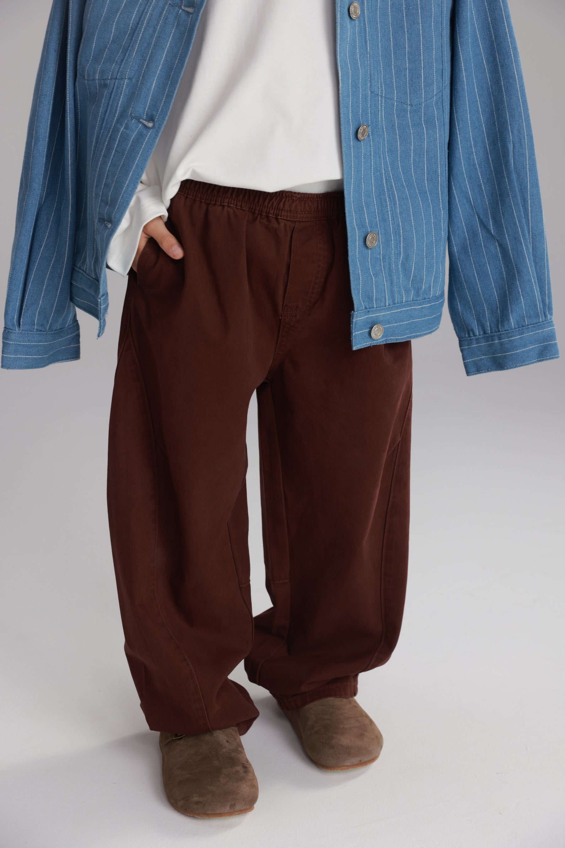 מכנסי דוריאן בורדו