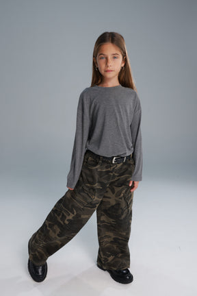 חולצת אנדריאנה אפורה