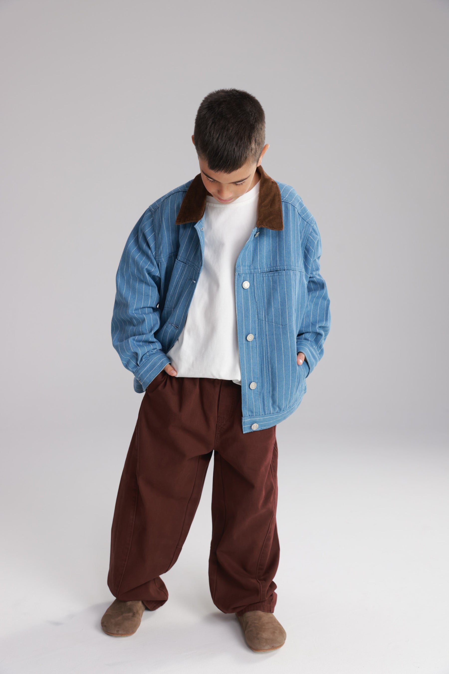 מכנסי דוריאן בורדו