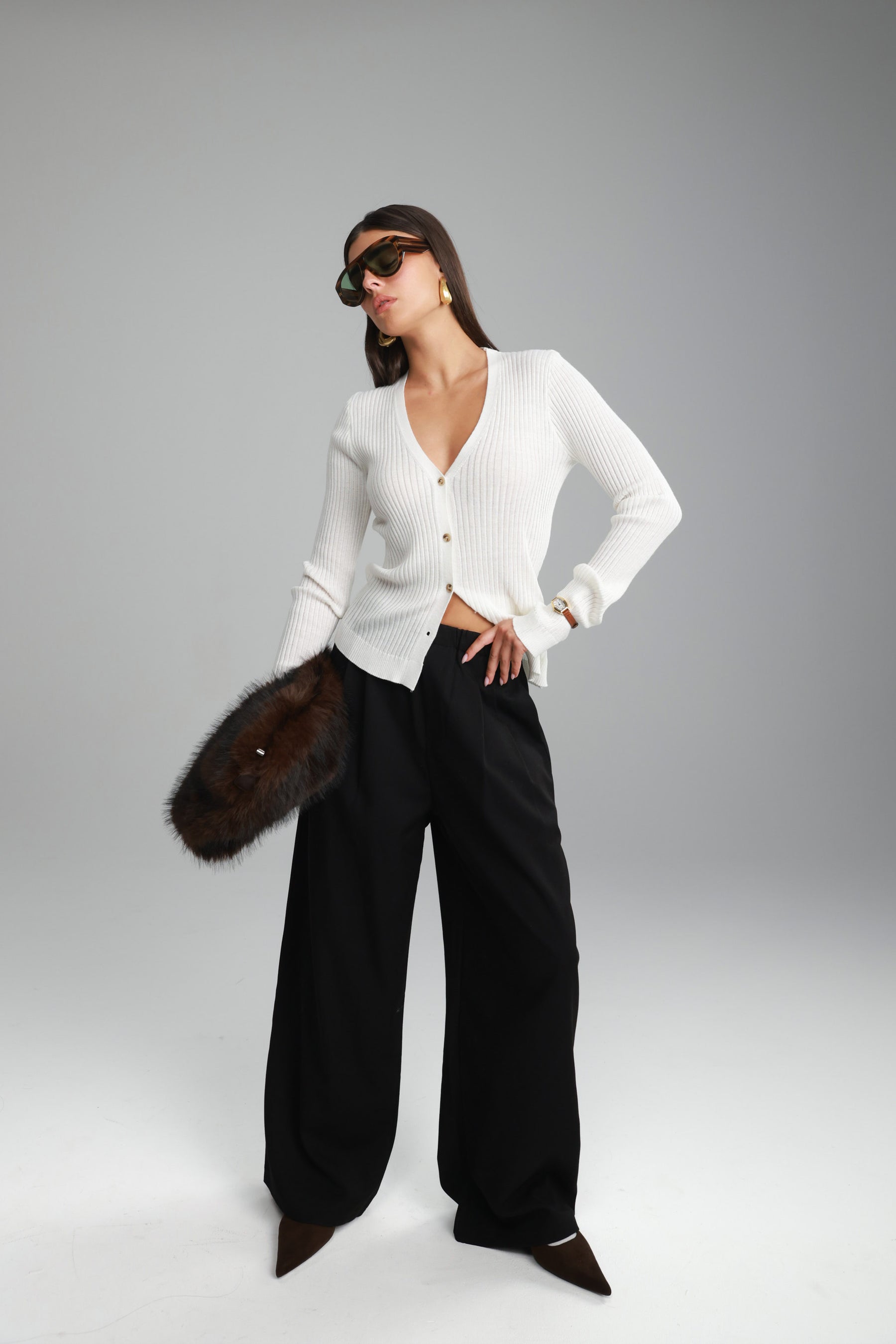 מכנסי מייזי שחורים