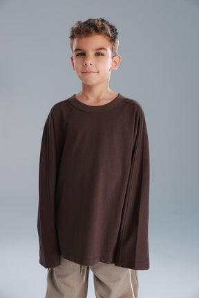 חולצת קרינה חומה