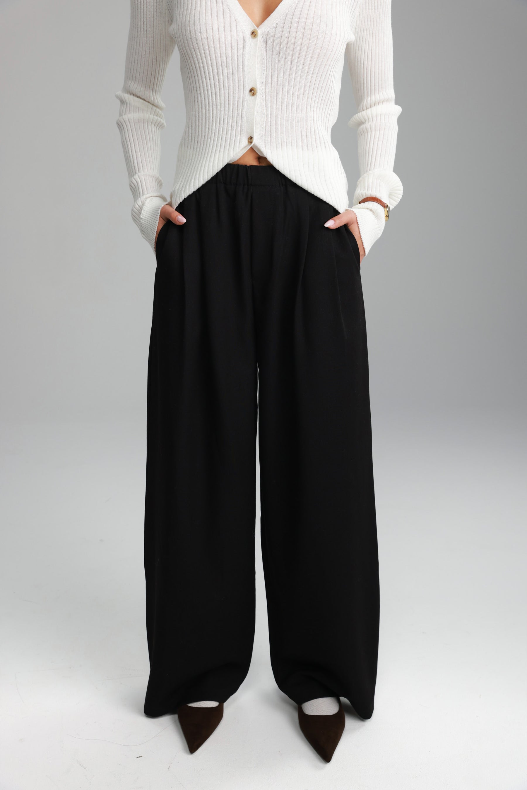 מכנסי מייזי שחורים