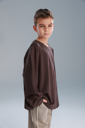 חולצת קרינה חומה