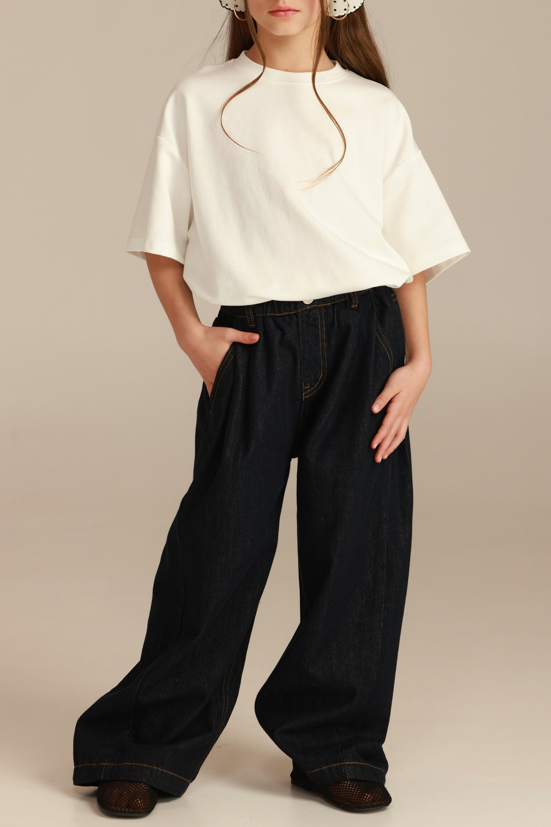 ג'ינס קטרין כחול כהה