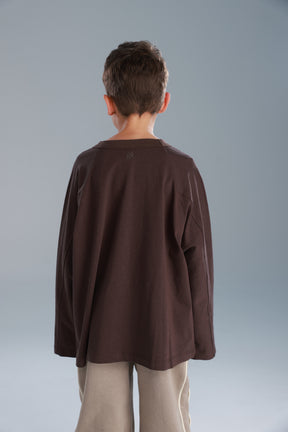 חולצת קרינה חומה