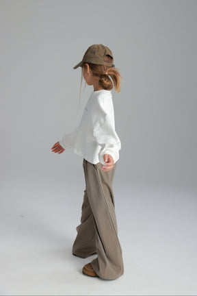 מכנסי מיילי חום בהיר