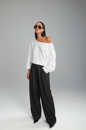 חולצת מרקל לבנה