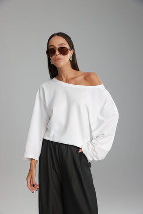 חולצת מרקל לבנה