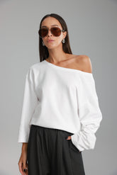 חולצת מרקל לבנה