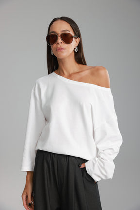 חולצת מרקל לבנה