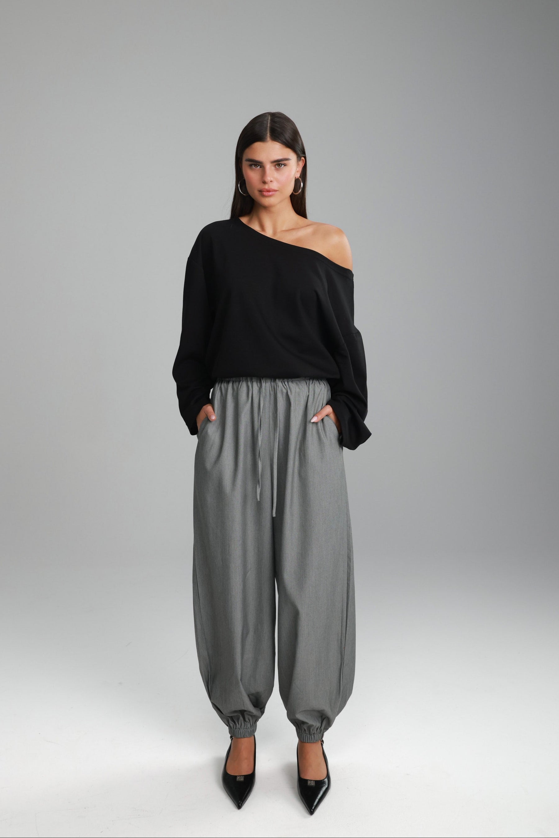 חולצת מרקל שחורה