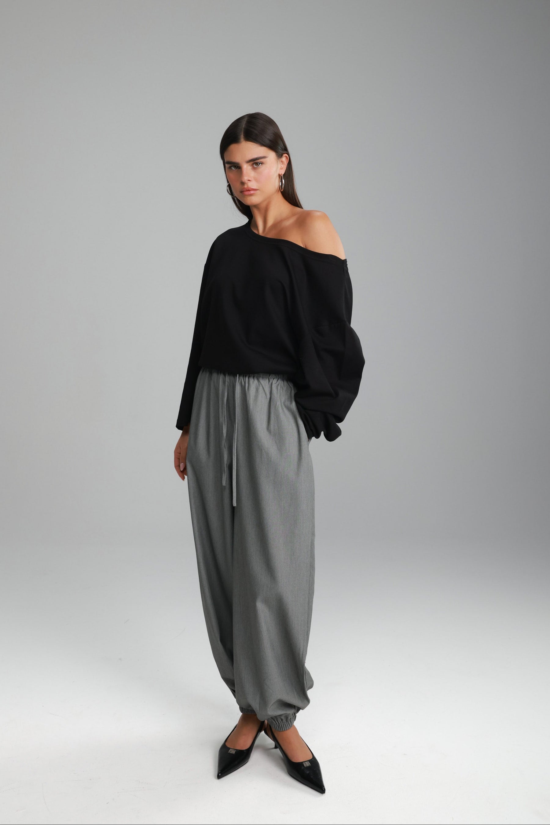 חולצת מרקל שחורה