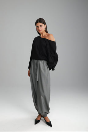 חולצת מרקל שחורה