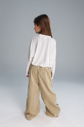 מכנסי לינדזי בז'