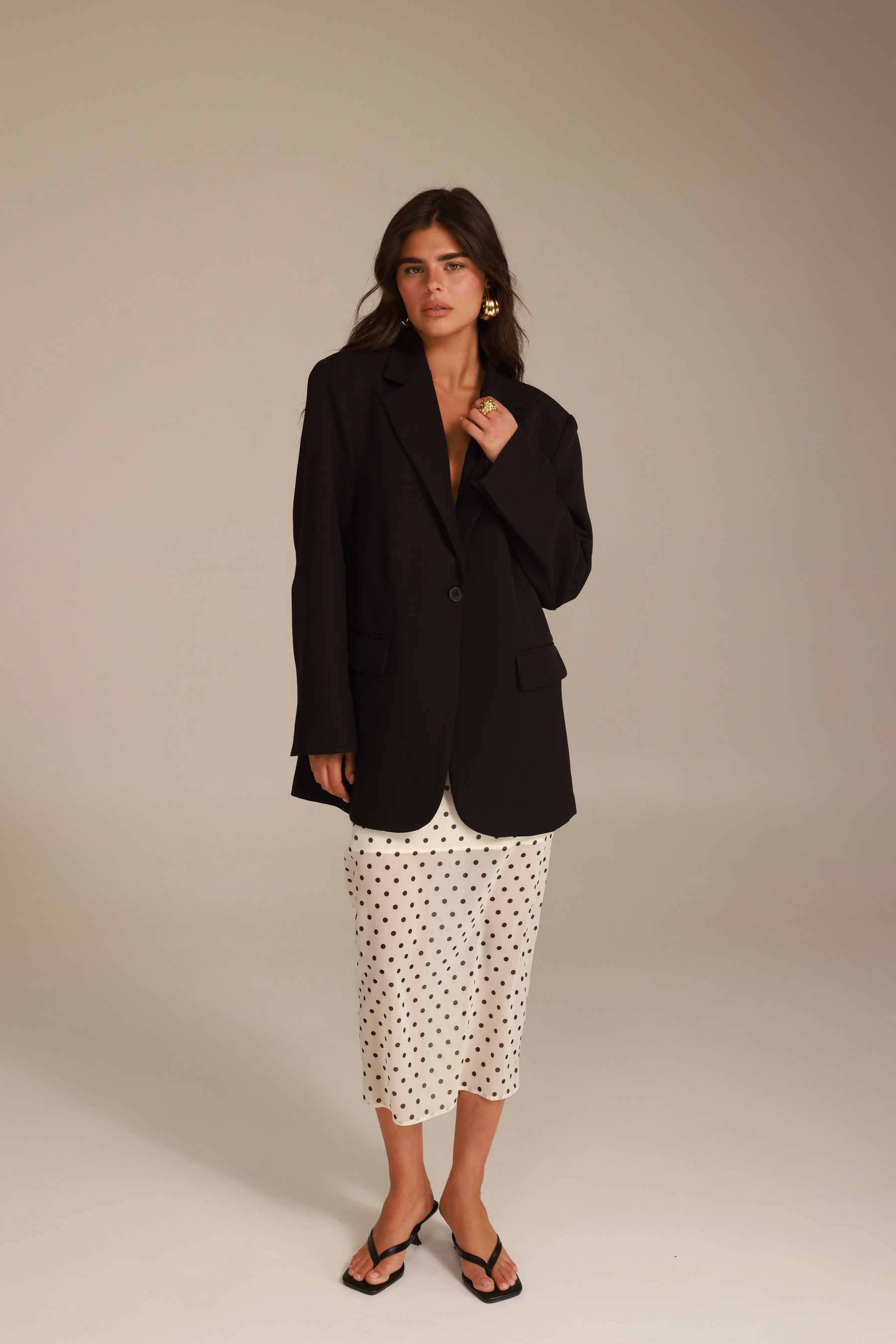 חצאית אנאבל שמנת