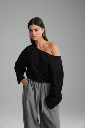 חולצת מרקל שחורה