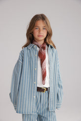 חולצת ג'ינס אירה כחול בהיר