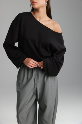 חולצת מרקל שחורה