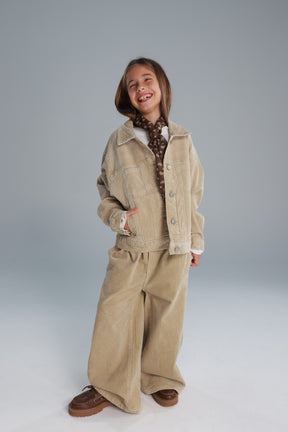 מכנסי לינדזי בז'