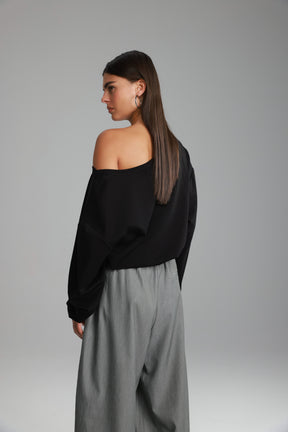 חולצת מרקל שחורה