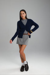 חצאית שיינה אפור בהיר