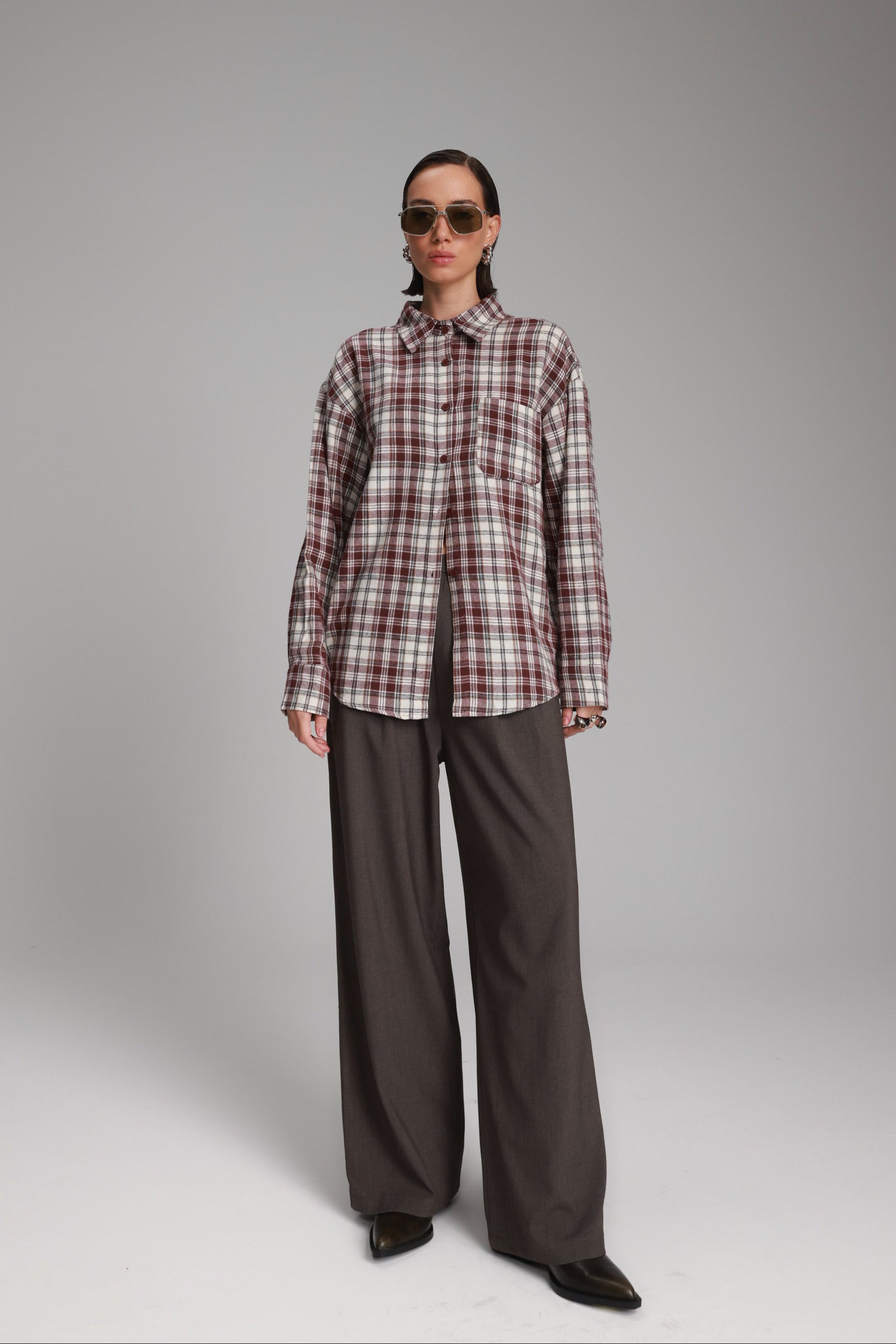 מכנסי קתרין חומים