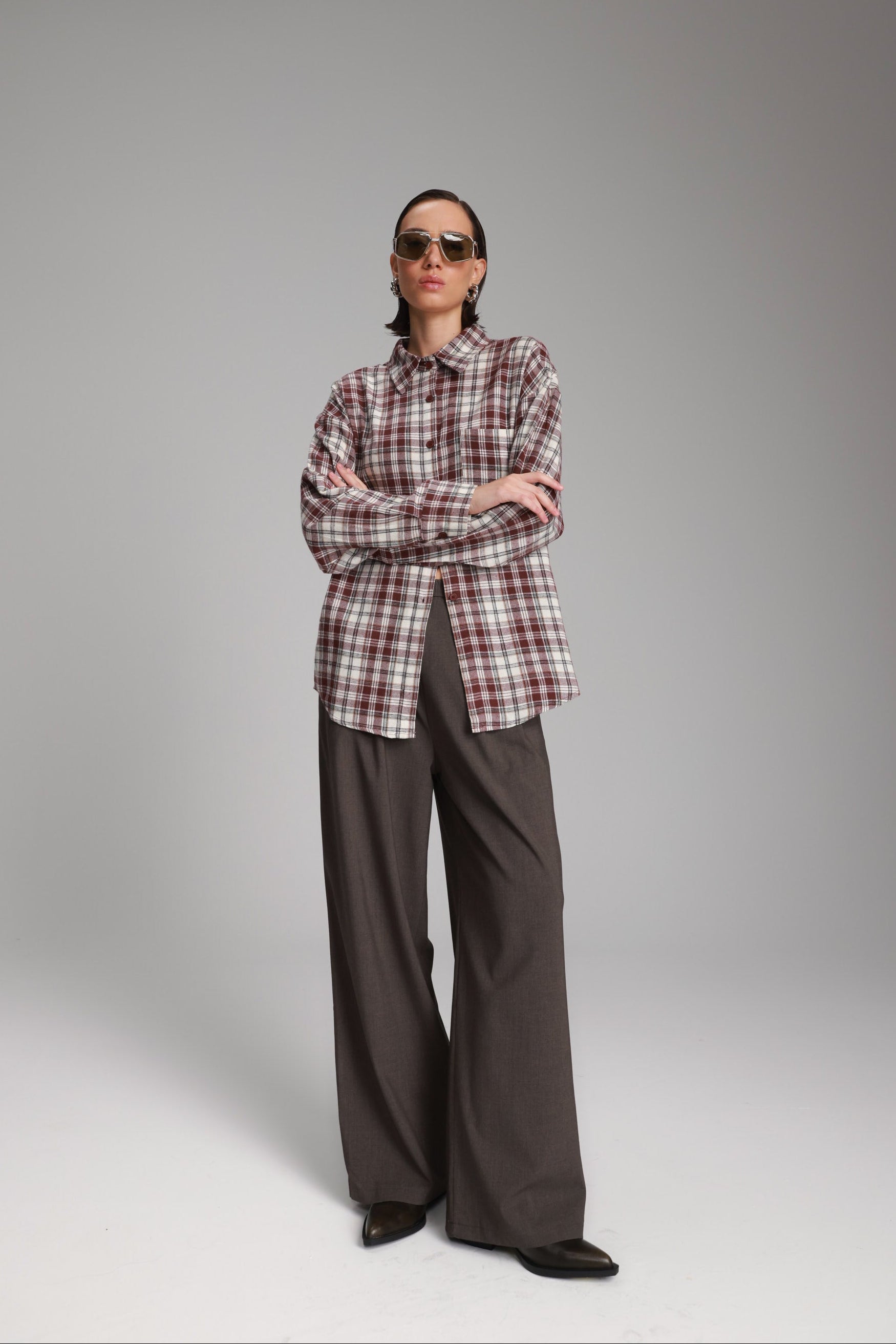 מכנסי קתרין חומים