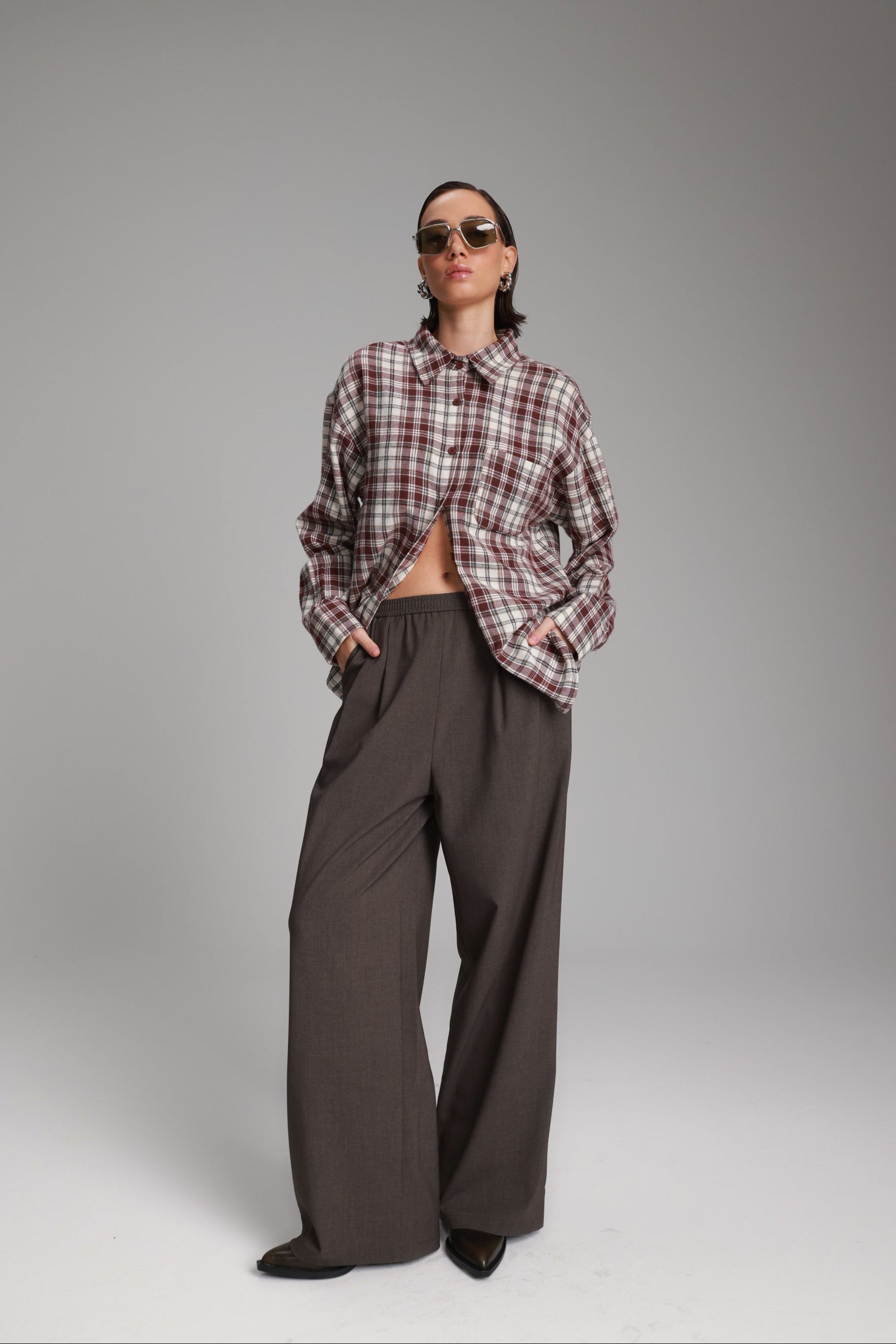 מכנסי קתרין חומים