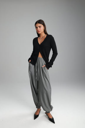 מכנסי אן אפור בהיר