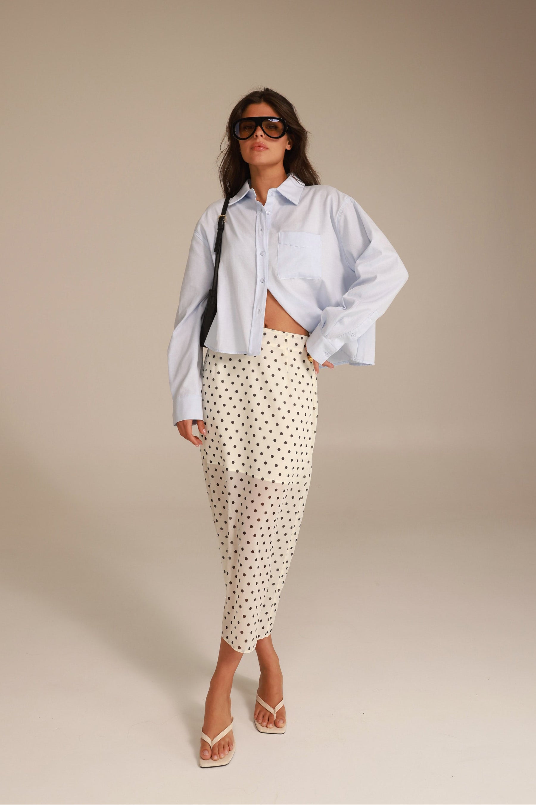 חצאית אנאבל שמנת